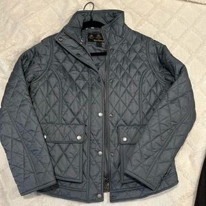 Gray Barbour jacket
